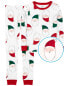 Фото #30 товара Kid 2-Piece Santa 100% Snug Fit Cotton Pajamas 6