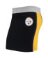 Фото #1 товара Women's Black Pittsburgh Steelers Short Skirt