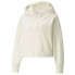 Puma Iconic T7 Velour FullZip Hoodie Womens Off White Casual Outerwear 589996-73 L - фото #3