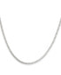ფოტო #1 პროდუქტის Stainless Steel Polished 2mm Box Chain Necklace