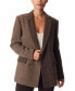 Фото #1 товара Women's Braelynn Relaxed Double-Breasted Blazer