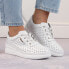 Фото #4 товара Vinceza W JAN274 white openwork leather wedge shoes