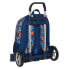Фото #3 товара Школьный рюкзак с колесиками Hot Wheels Speed club Оранжевый Тёмно Синий 32 x 42 x 14 cm