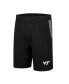 ფოტო #3 პროდუქტის Men's Black Virginia Tech Hokies Wild Party Tri-Blend Shorts