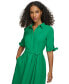 Women's Tied Sleeve Shirtdress