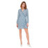 Фото #7 товара ONLY Carly Wrap 3/4 Sleeve Short Dress