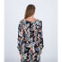 ფოტო #2 პროდუქტის HURLEY Wispy Leaves Front Long Sleeve Blouse