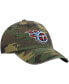Фото #4 товара Men's Camo Tennessee Titans Woodland Clean Up Adjustable Hat