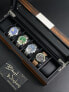 Rothenschild watch box RS-2377-6EB for 6 watches ebony