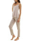 ფოტო #3 პროდუქტის Women's 2-Pc. Sweater-Knit Cami Pajamas Set