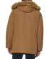 Фото #2 товара Men's Parka with a Faux Fur-Hood Jacket, Created for Macy's