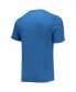 ფოტო #4 პროდუქტის Men's Heathered Charcoal, Royal Memphis Tigers Meter T-shirt and Pants Sleep Set