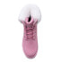 Фото #13 товара Lugz Clove Fur WCLOVFD-6556 Womens Pink Nubuck Ankle & Booties Boots