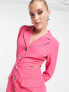 Фото #2 товара Платье Miss Selfridge - Элегантное платье в розовом с вырезами