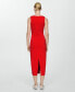 ფოტო #6 პროდუქტის Women's Straps Detail Midi-Dress
