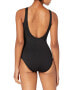 Gottex 297425 Womens Standard Sea Shells High Neck One Piece, Black, FR/38, US/6