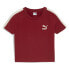 Фото #1 товара Puma Iconic T7 Baby Crew Neck Short Sleeve T-Shirt Womens Red Casual Tops 625598