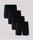 ფოტო #1 პროდუქტის Men's Everyday Extended Boxer Brief 4-Pack