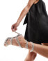 Фото #8 товара Босоножки женские AZALEA WANG "Noelia" в серебре с высоким каблуком и украшением
