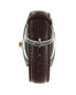 Фото #2 товара Часы и аксессуары PEUGEOT Мужские часы с кожаным ремешком 33 мм
