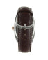 ფოტო #2 პროდუქტის Men 33mm Remote Second Hand Leather Strap watch