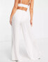 Фото #2 товара Esmee Exclusive sheer striped beach trousers in white