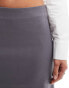 Monki mini skirt in grey