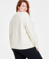 Фото #2 товара Plus Size Perfect Cable-Knit Crewneck Sweater, Created for Macy's