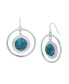 Cabochon Orbital Earrings