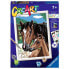 RAVENSBURGER Creart Serie D Classic Caballos Pastando Painting Game