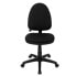 Фото #3 товара Mid-Back Black Fabric Multifunction Swivel Task Chair With Adjustable Lumbar Support