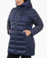 Фото #3 товара Women's Plus Size Hooded Down Packable Puffer Coat, Created for Macy's