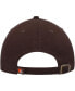 Фото #3 товара Big Boys and Girls Brown Cleveland Browns Team Logo Clean Up Adjustable Hat