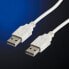 Фото #2 товара VALUE USB 2.0 Cable, A - A, M/M 0.8 m, 0.8 m, USB A, USB A, Male/Male, 480 Mbit/s, White