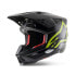 Crosshelm Alpinestars SM5 Compass Schwarz-Gelb