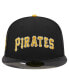 Men's Black Pittsburgh Pirates Metallic Camo 59FIFTY Fitted Hat