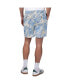 ფოტო #2 პროდუქტის Men's Royal New York Giants Sandwashed Monstera Print Amphib Shorts