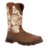 Фото #2 товара Durango Ranger Xp Camo Pull On Oil Resistant Steel Toe Work Mens Beige, Brown C