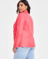 ფოტო #5 პროდუქტის Trendy Plus Size Solid Linen Single-Breasted Woven Blazer, Created for Macy's