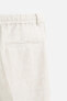 100% linen trousers