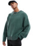 Фото #7 товара Weekday Cypher oversized jumper in khaki green