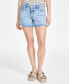 Фото #2 товара Women's 90s Midi High-Rise Denim Shorts