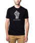 Фото #1 товара Men's Premium Word Art Black Lives Matter T-shirt