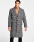 Фото #4 товара Men's Nicolas Plaid Coat, Created for Macy's