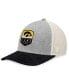 ფოტო #1 პროდუქტის Men's Heather Gray, Black Iowa Hawkeyes Slick Adventure Trucker Snapback Hat