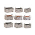 Фото #1 товара Набор корзин для хранения DKD Home Decor Коричневый Серый Оранжевый 40 x 30 x 20 см (3 шт)