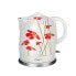 Фото #1 товара Электрический чайник Mellerware Feel-Maestro MR-066-RED FLOWERS - 1.5 L - 1200 W - Красный - Белый - Керамика