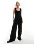 Фото #1 товара Reclaimed Vintage jumpsuit with bust detail in black