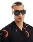 Фото #4 товара ASOS DESIGN square sunglasses in black