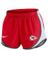 ფოტო #3 პროდუქტის Women's Red Kansas City Chiefs Plus Size Tempo Shorts